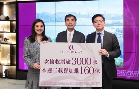 KOKO ROSSO周三发售160伙　超购逾17倍