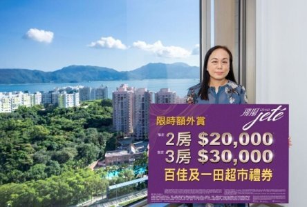 飞扬第1期卖楼送超市礼券　价值2万至3万元
