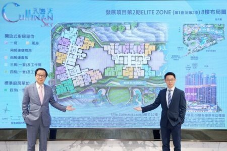天玺‧天第2期部分区域户型分布曝光　共提供584伙