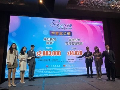 長沙灣幸薈首批30伙　開放式戶折實價288萬起