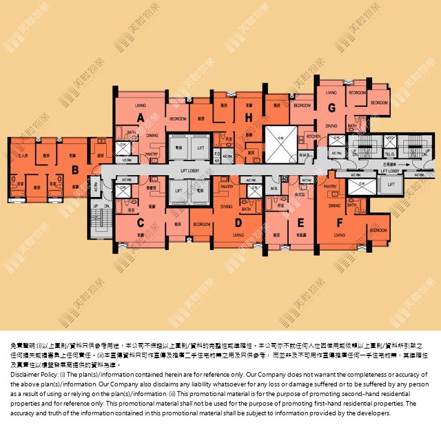 爵悅庭平面圖