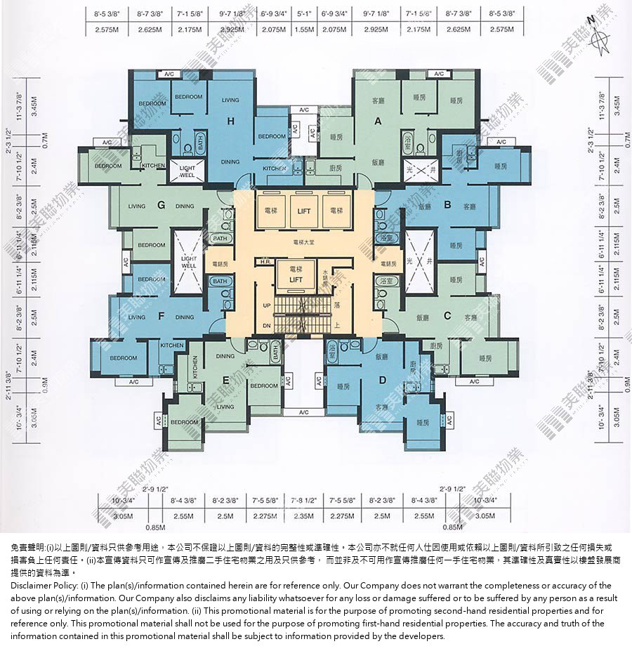 將軍澳中心平面圖