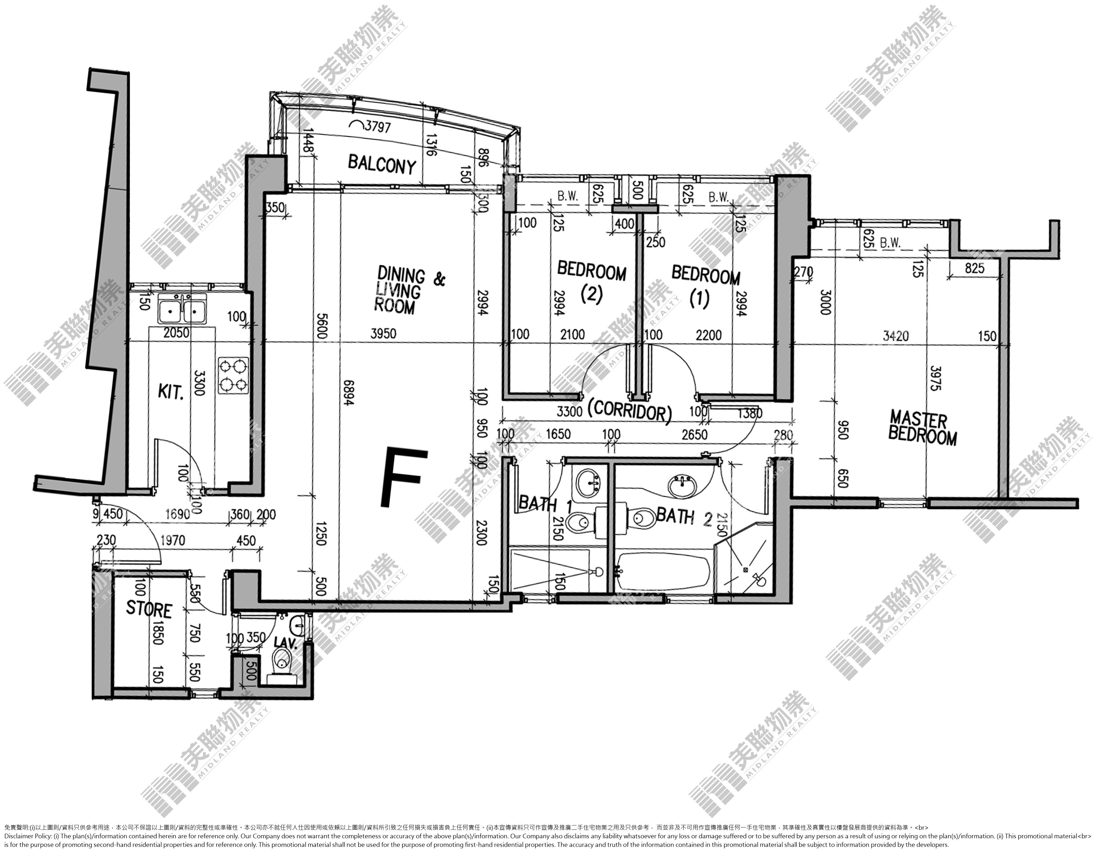 九龍站 君臨天下2座68樓f室 No 樓市成交 美聯物業midland Realty