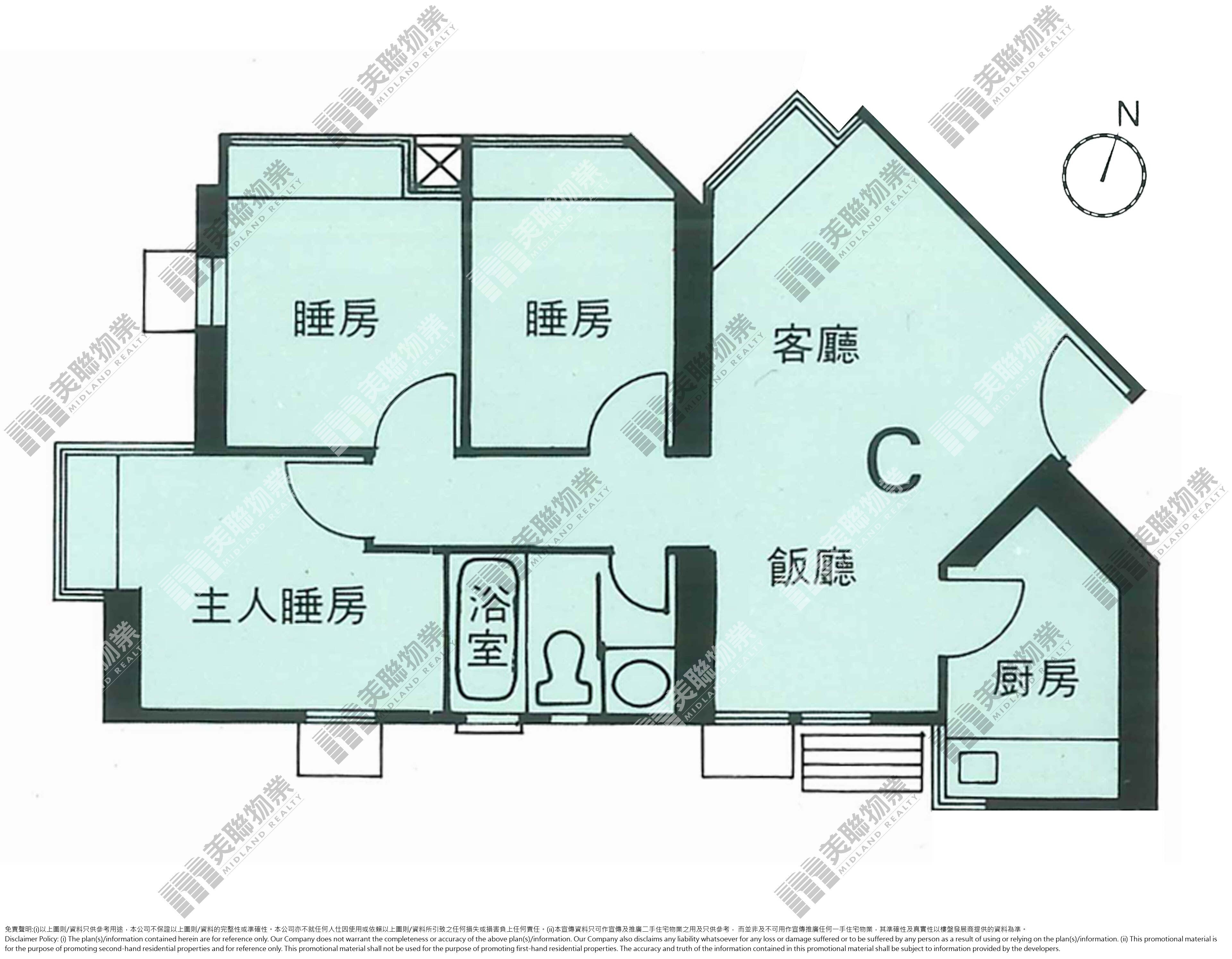 Tin Shui Wai - Kingswood Villas - Flat C, 25/F, Block 1, Chestwood Court  (I20220100889), Property Transaction