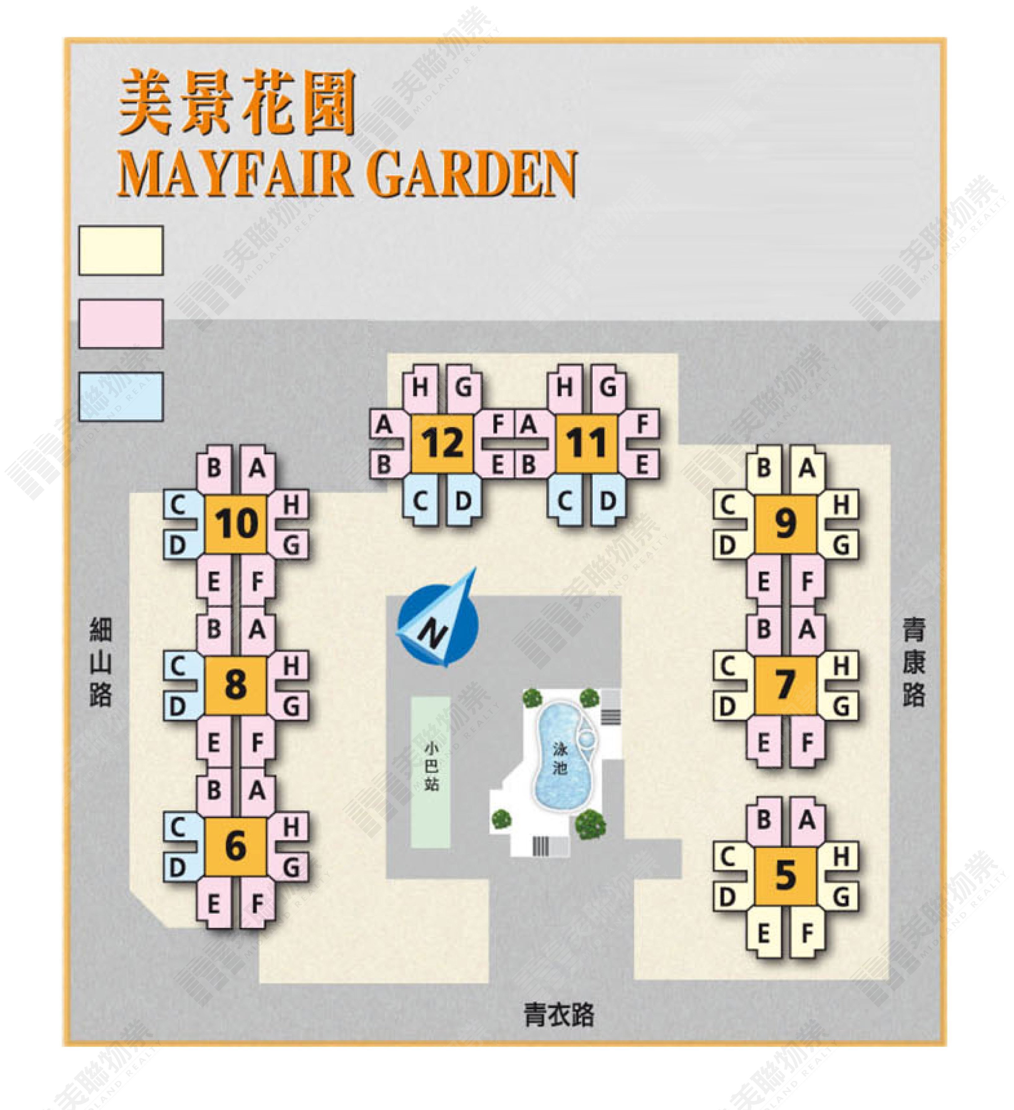 美景花園布局圖
