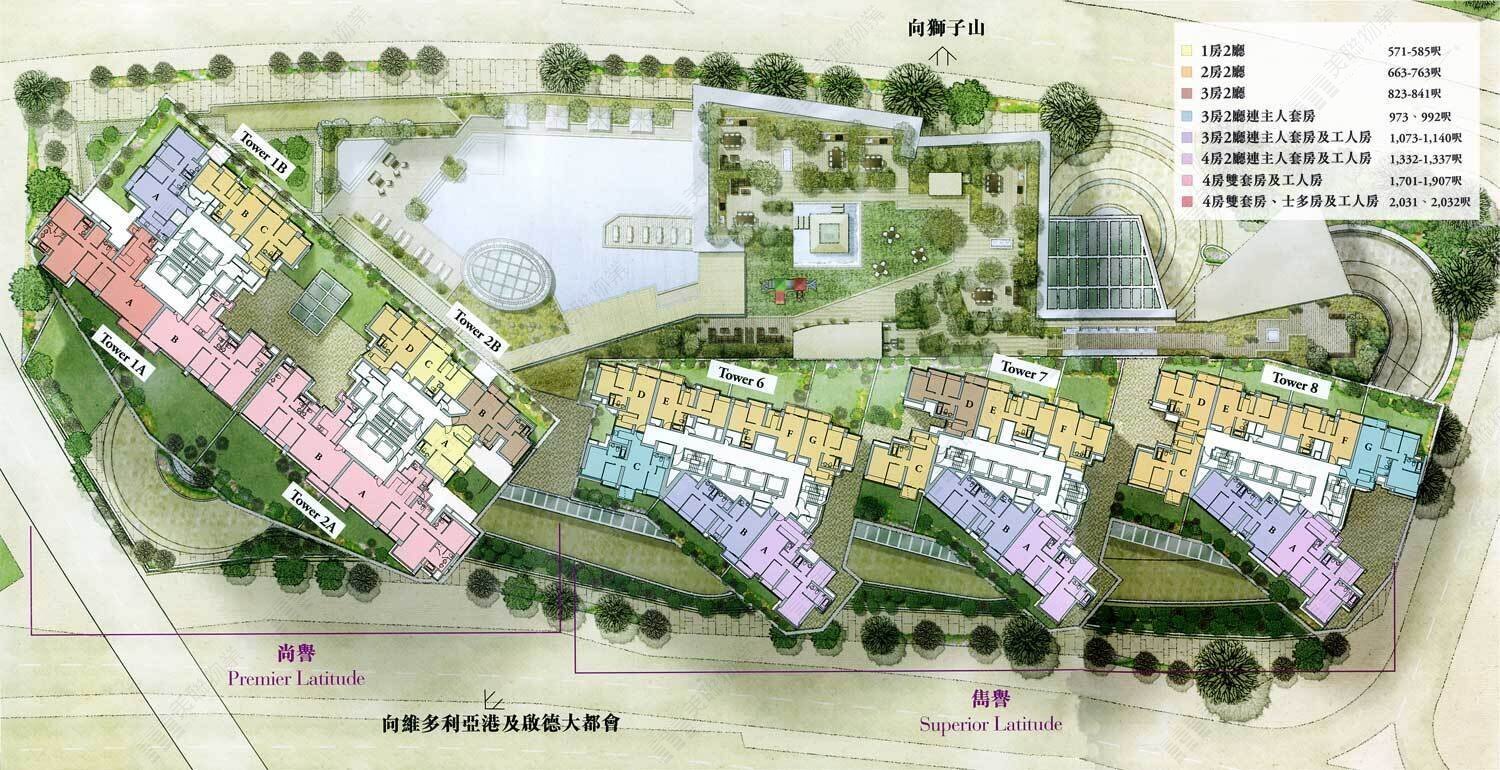 譽.港灣布局圖
