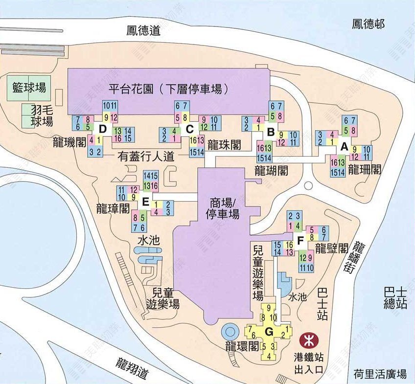 龍蟠苑布局圖