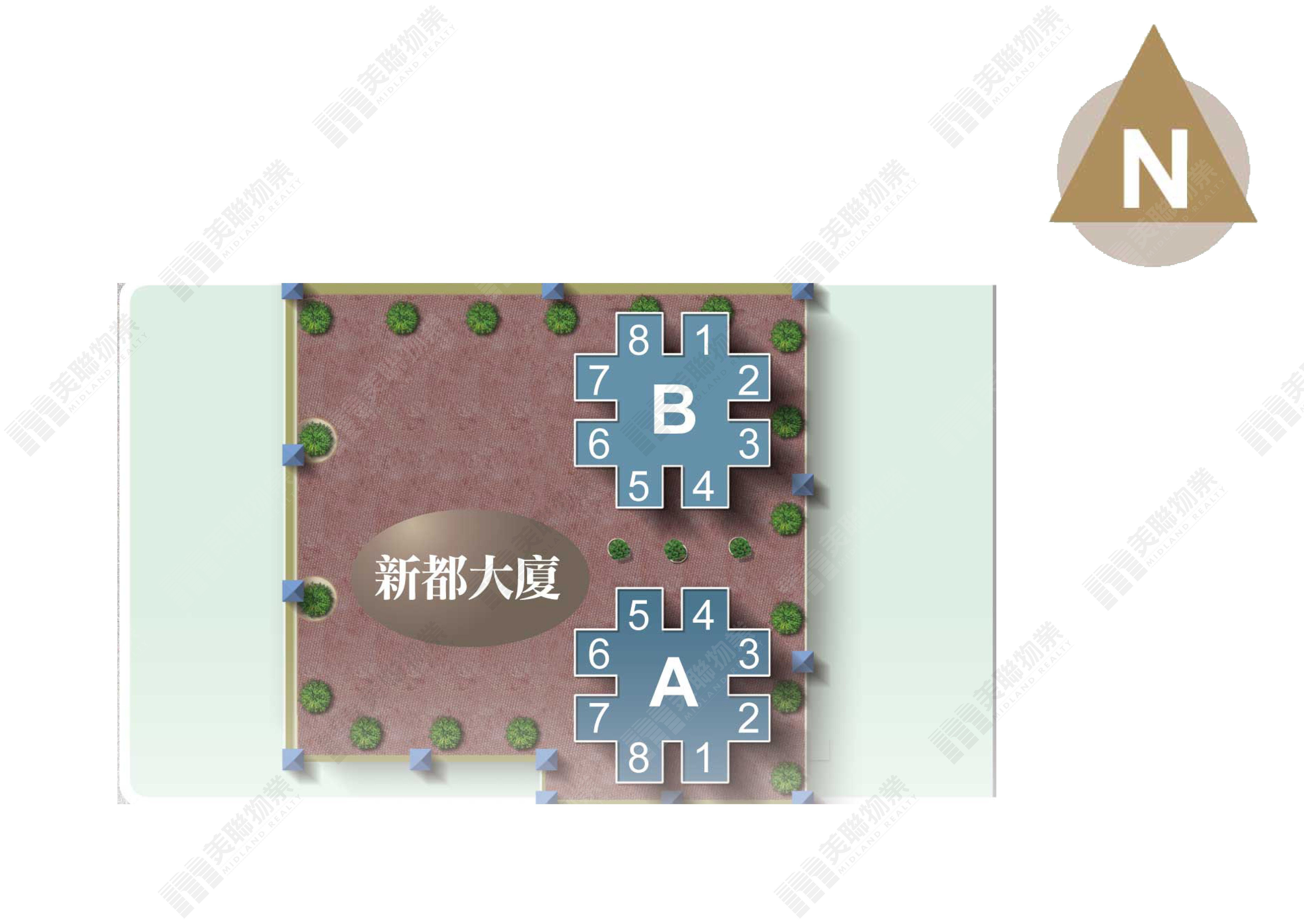 新都大廈布局圖