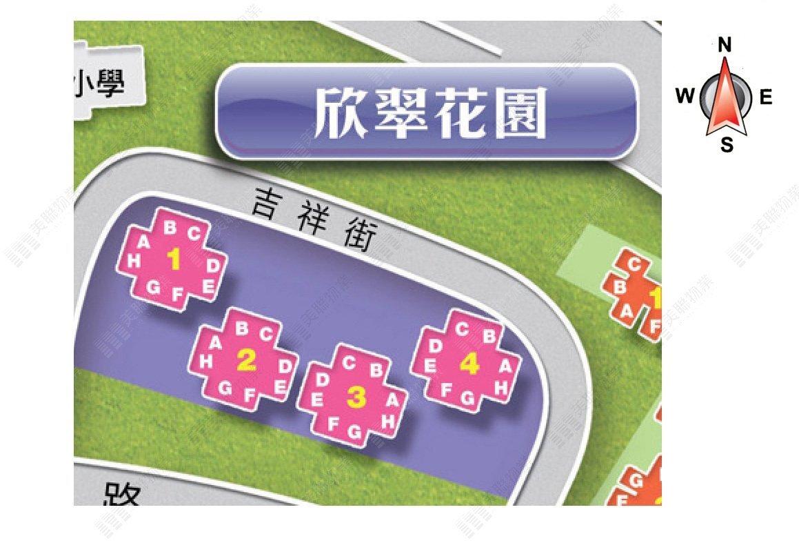 欣翠花園布局圖