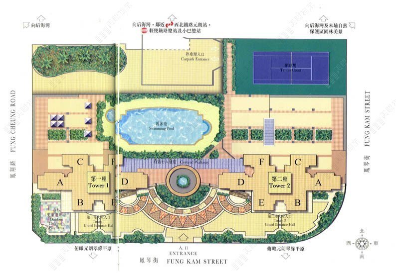 雍翠豪園布局圖