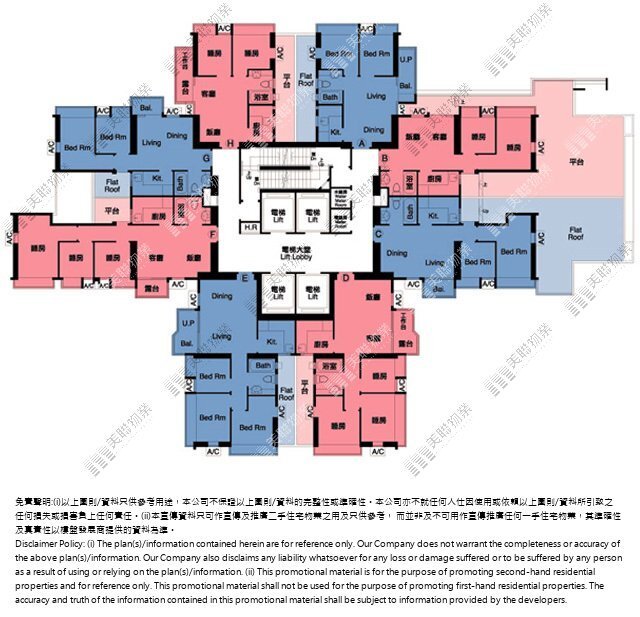 御皇庭平面圖