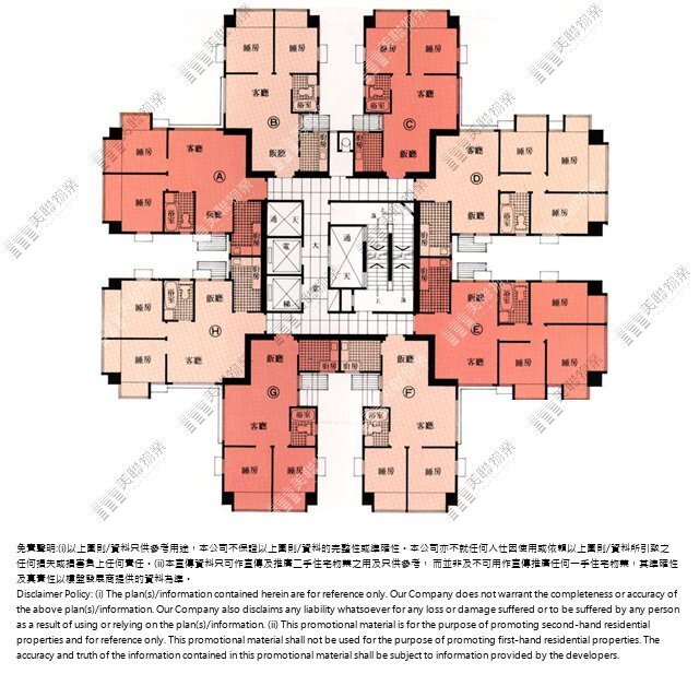 大埔中心平面圖