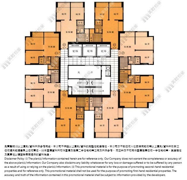 河畔花園平面圖