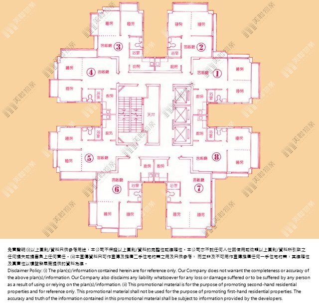 金獅花園平面圖