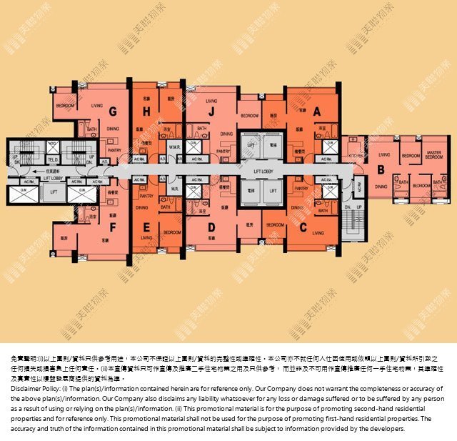 爵悅庭平面圖