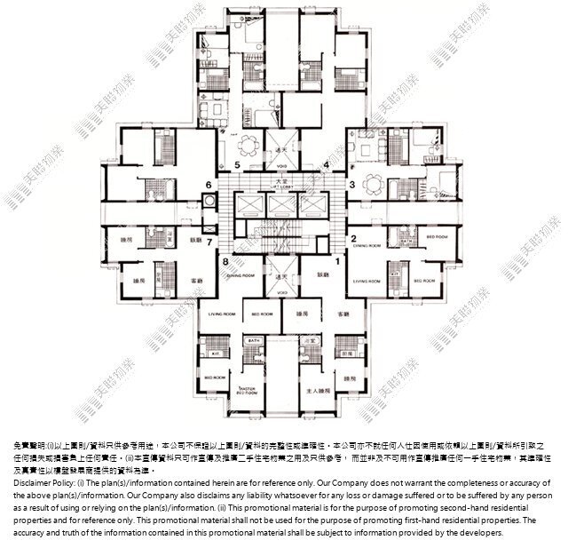 綠楊新邨平面圖