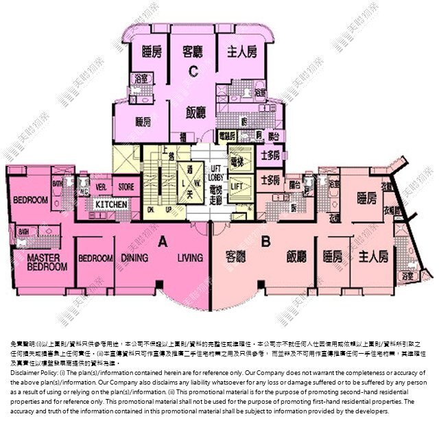 帝庭園平面圖