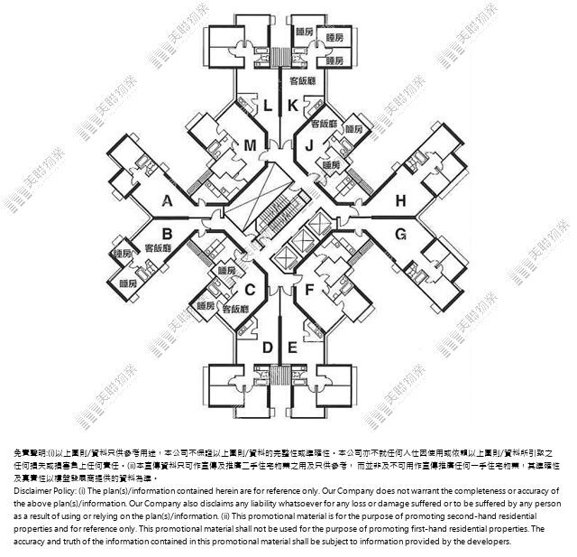 澤豐花園平面圖