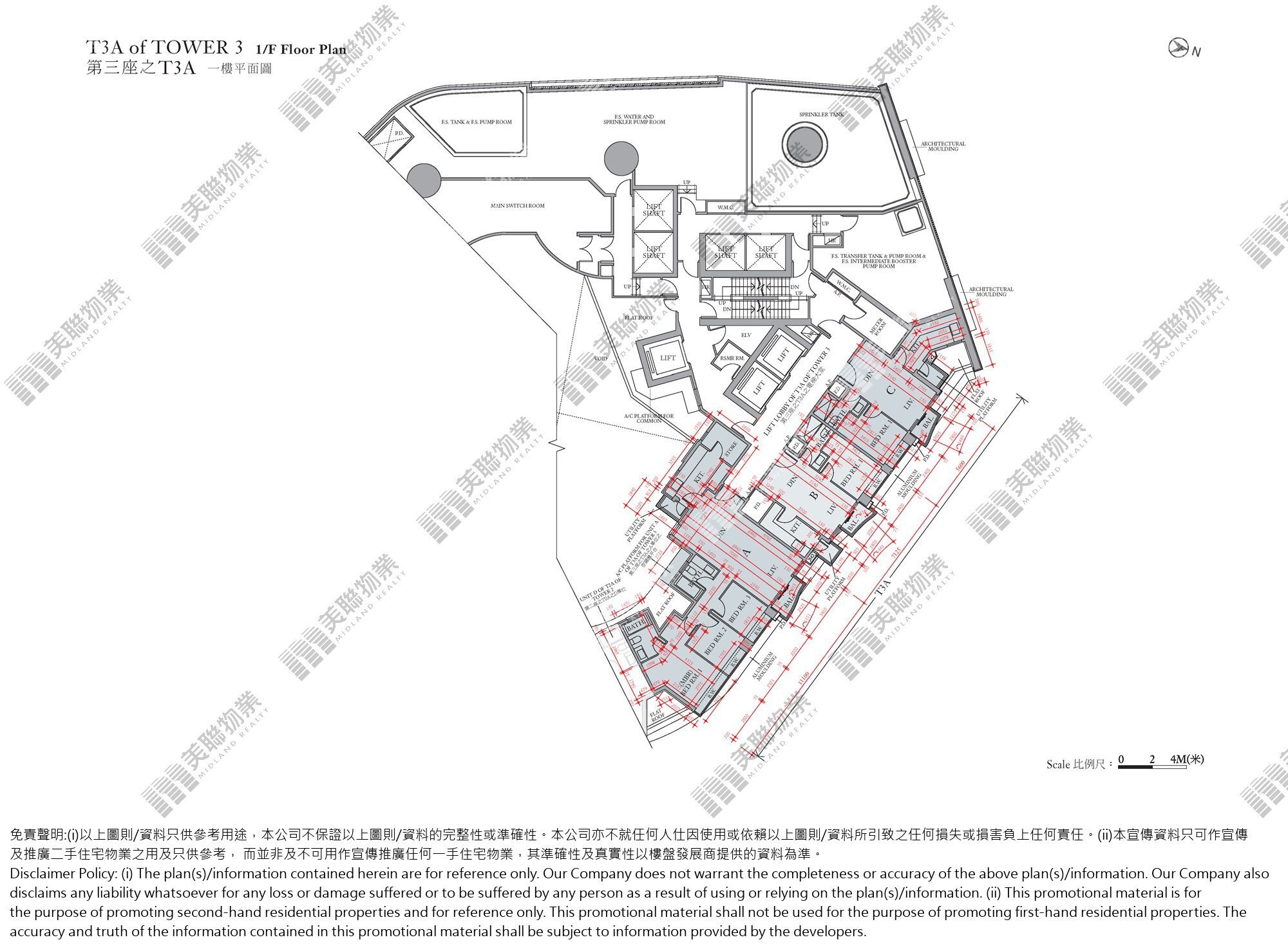 The Austin平面圖