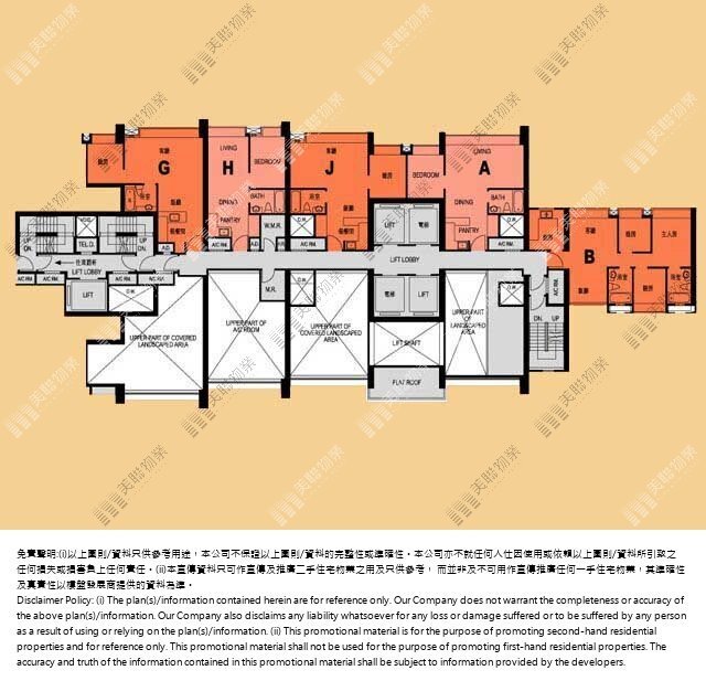 爵悅庭平面圖