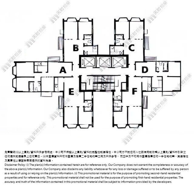 沙田中心平面圖