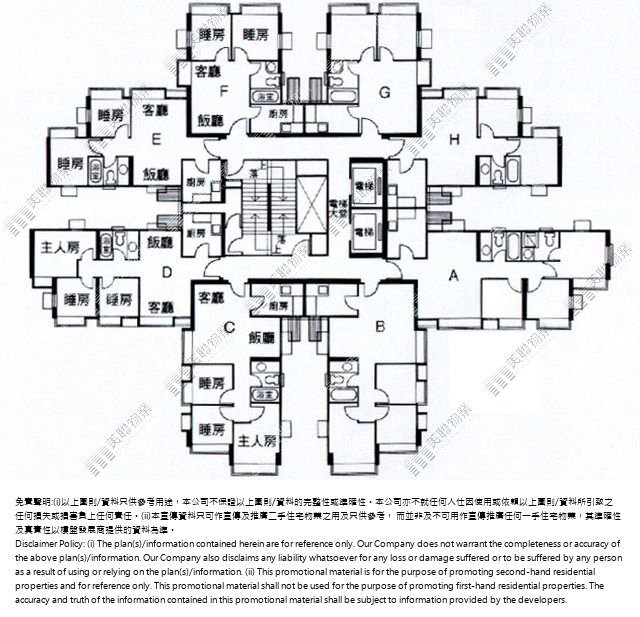 一期|8座|1/F-22/F|一期 8座 1/F-22/F