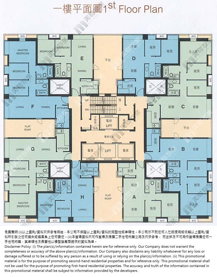 將軍澳中心平面圖