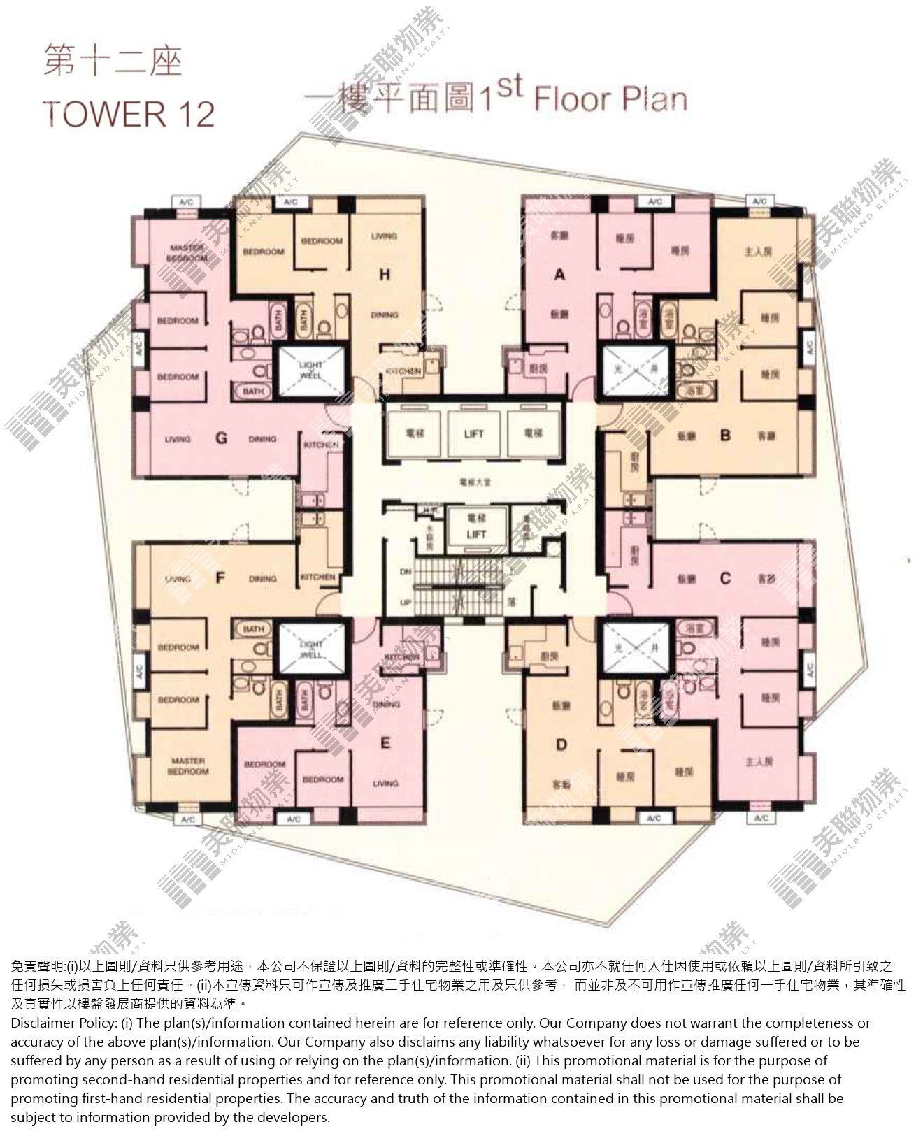 將軍澳中心平面圖