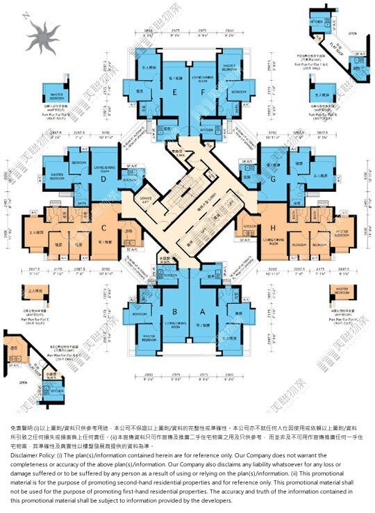 維景灣畔平面圖
