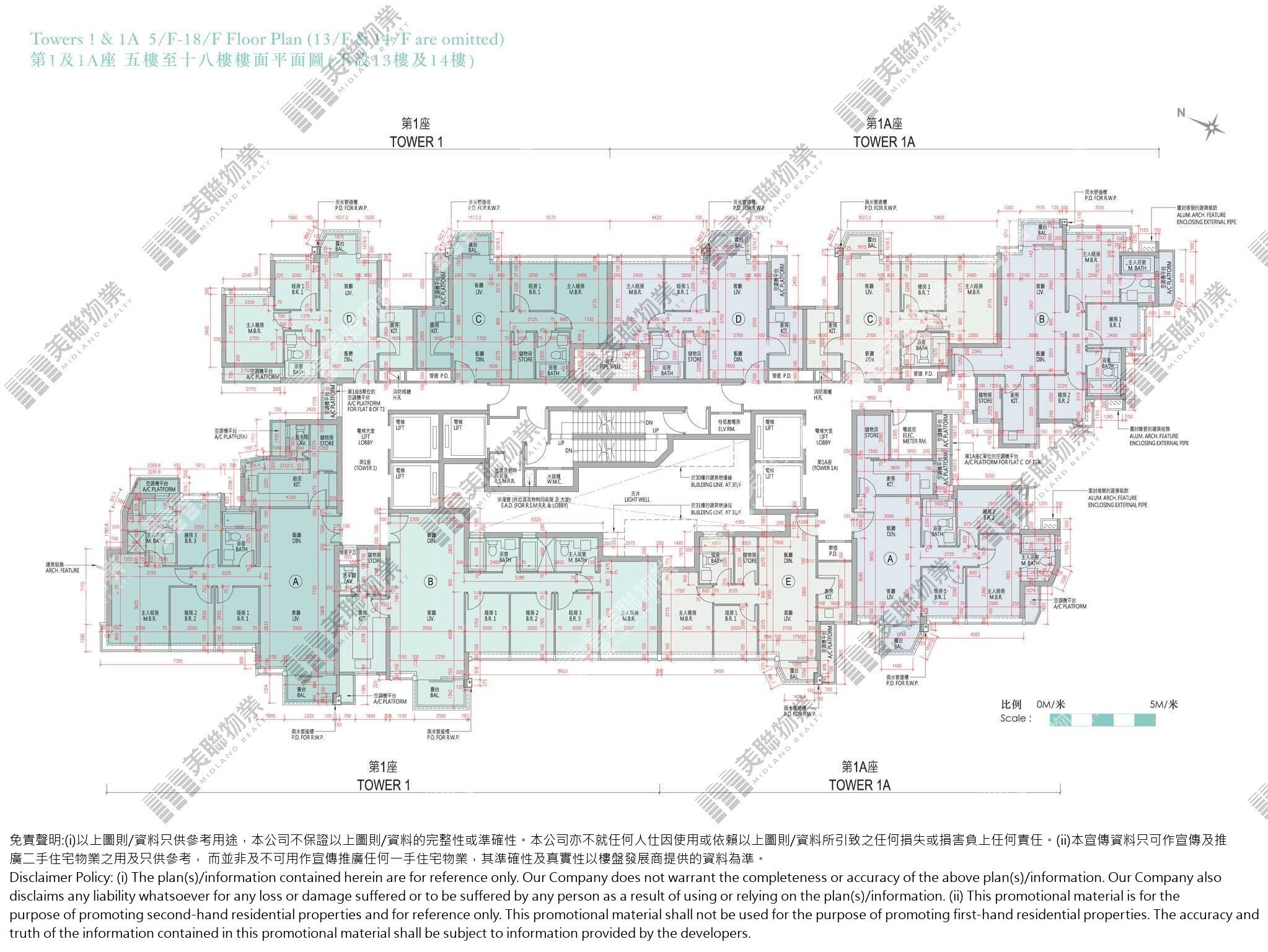 The Parkside平面圖