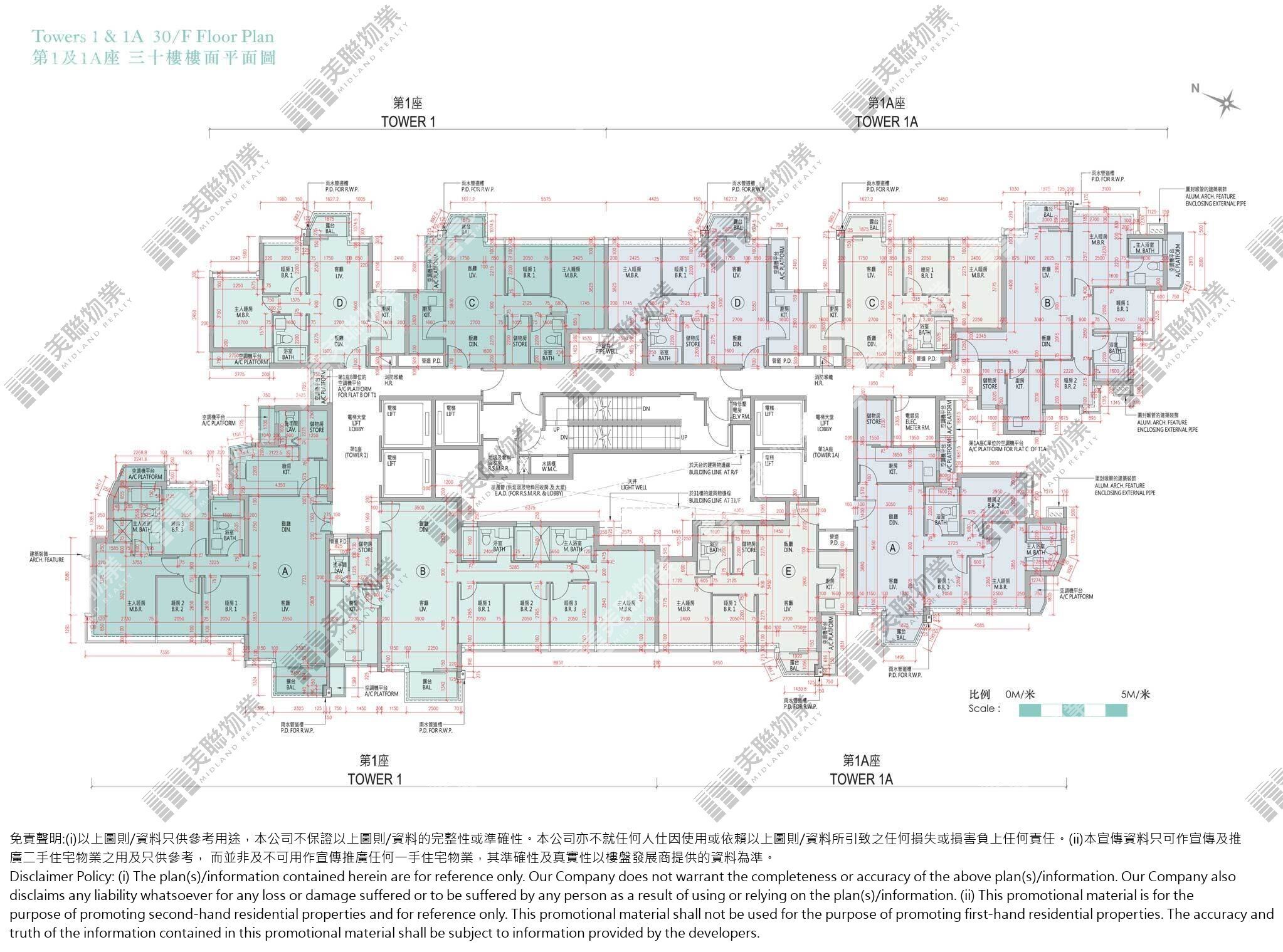 The Parkside平面圖