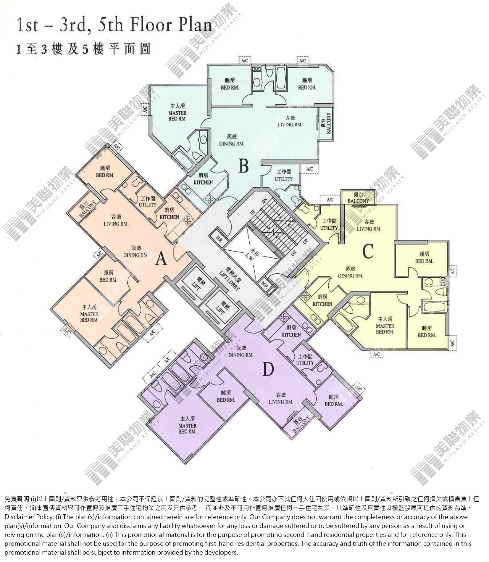 (未分期)|1座|1/F-5/F|1座 1/F-5/F