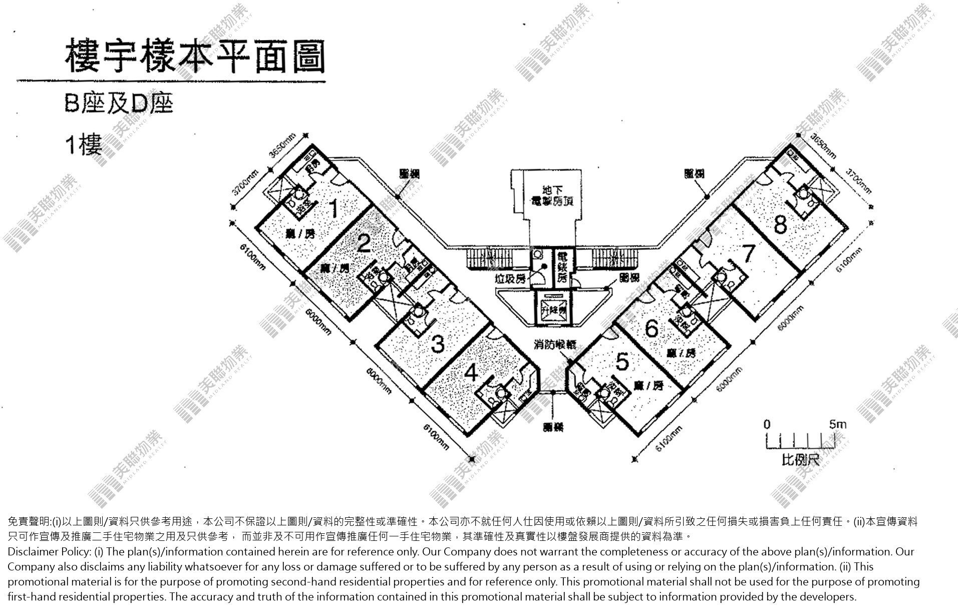 龍軒苑平面圖