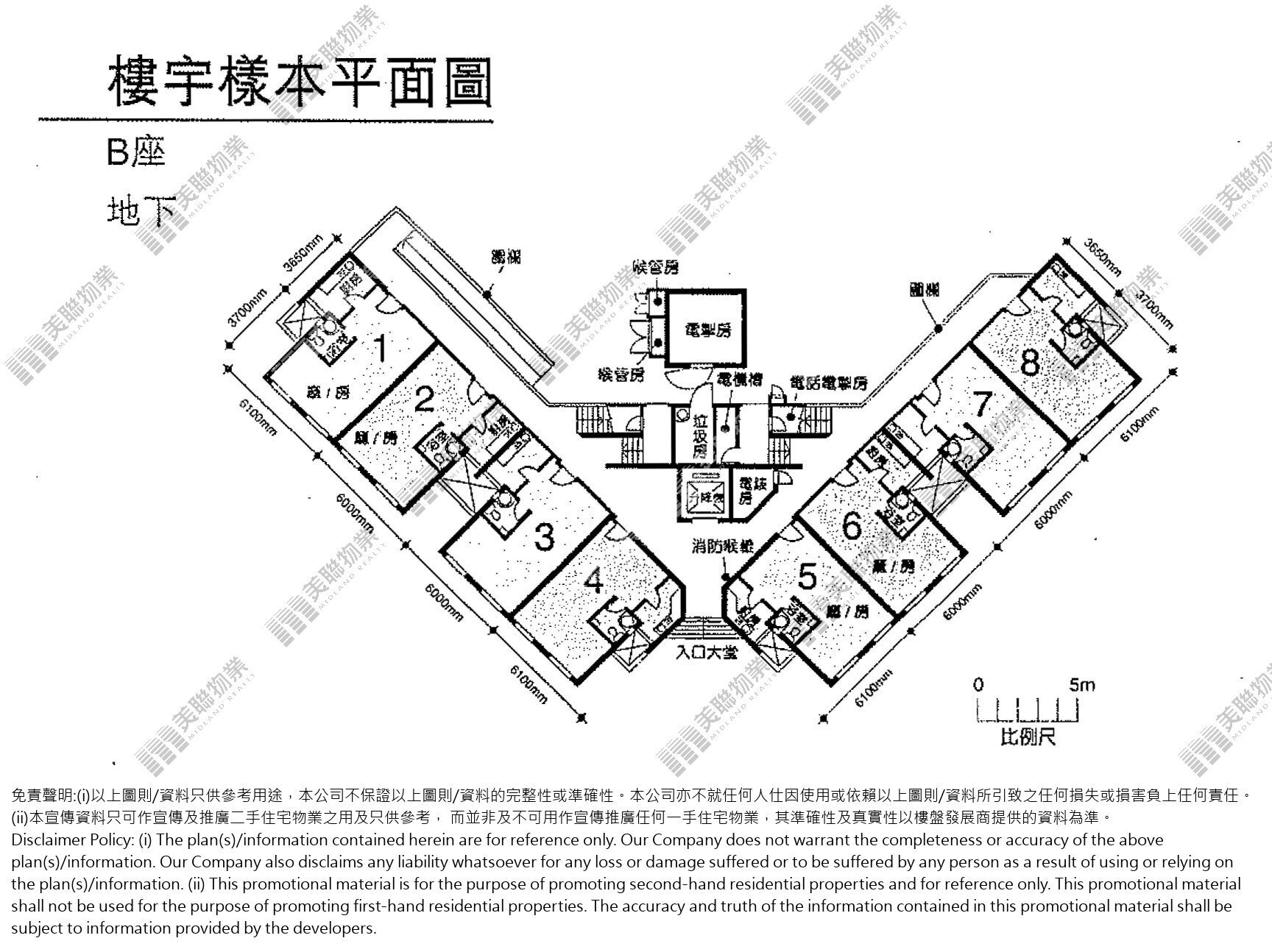 龍軒苑平面圖
