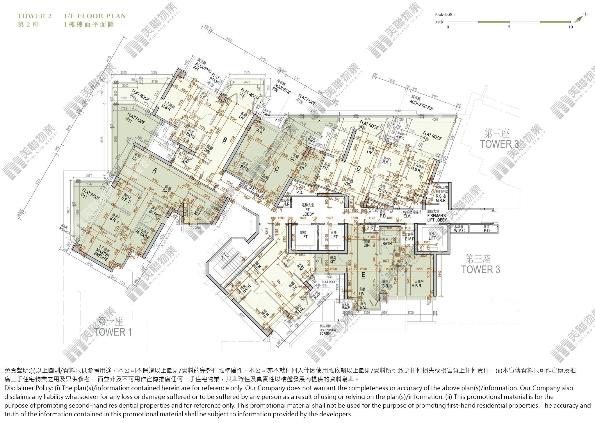 One Homantin平面圖