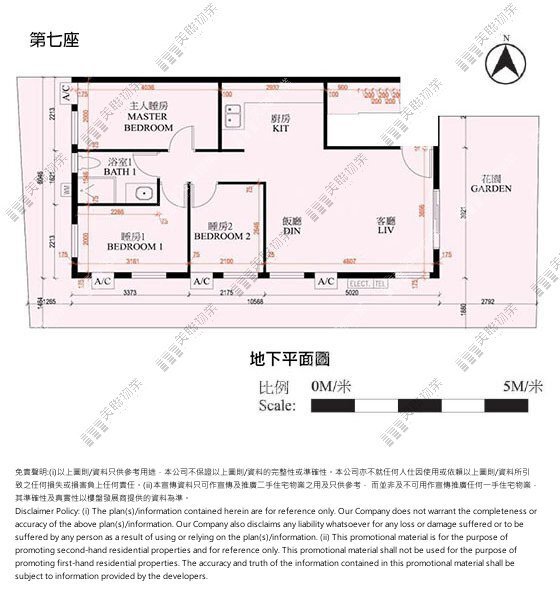 富銀花園平面圖