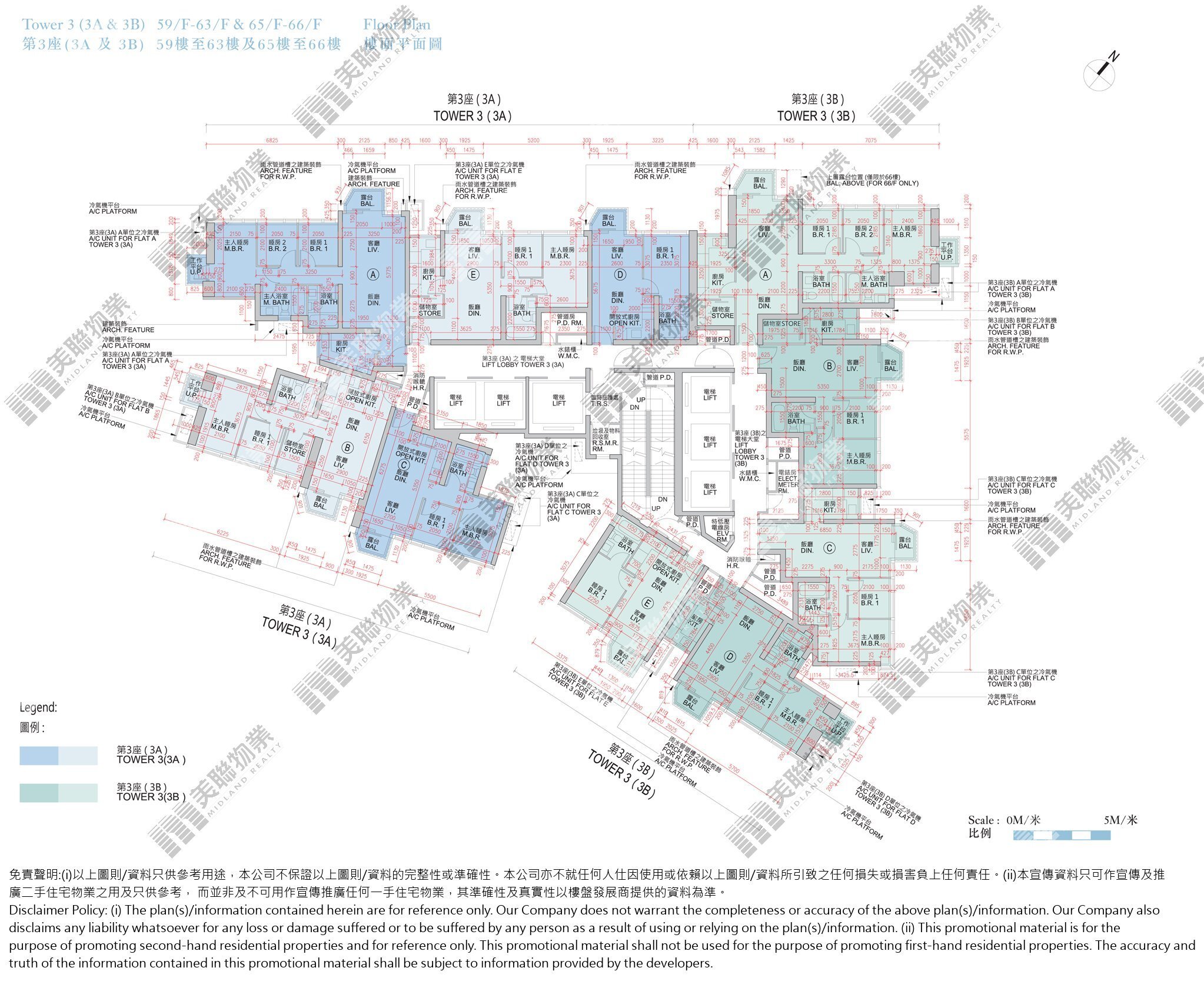 日出康城平面圖