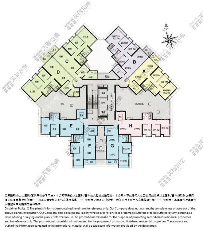 珀麗灣平面圖